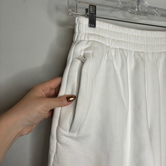 Alexander Wang Logo Tapered Track Pants White - Picture 4 of 10